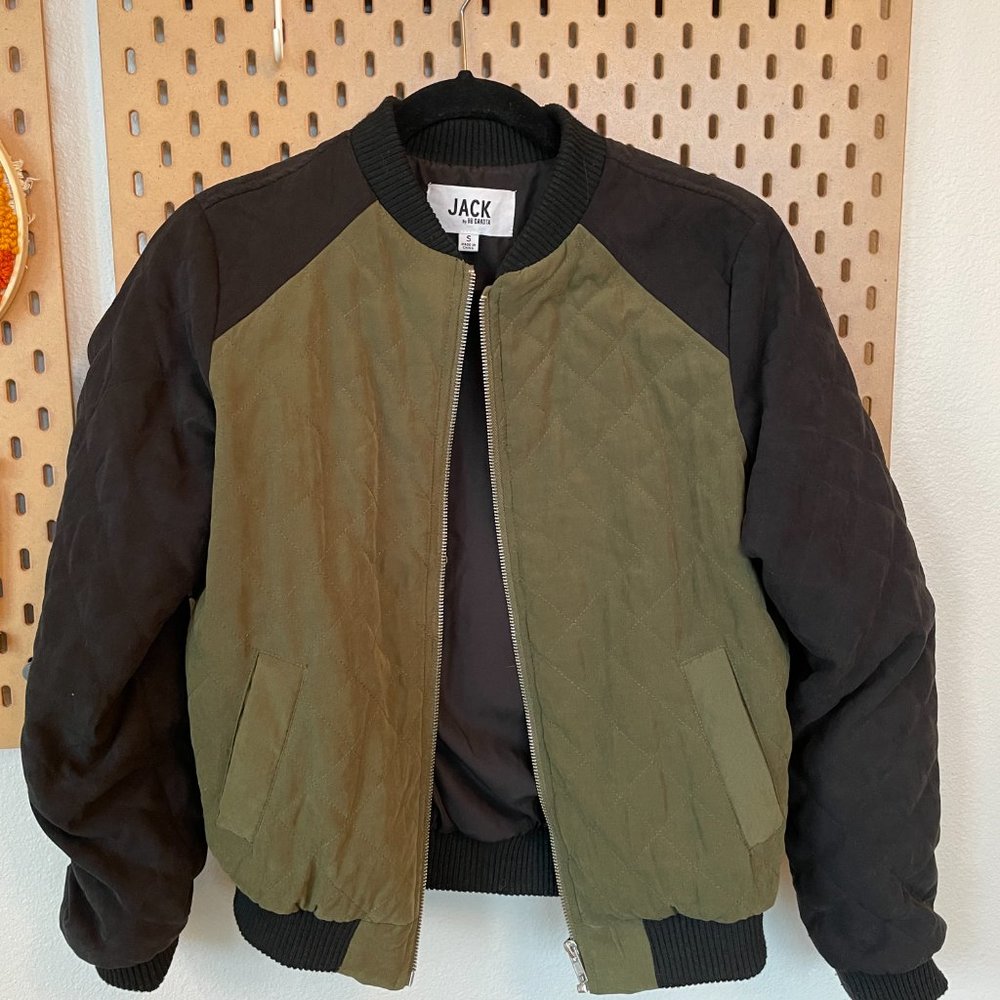 Jack by BB Dakota Quilted Bomber Jacket (S)